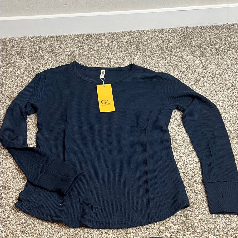 GRECERELLE Women's Long Sleeve Top‎ - Black - Picture 2 of 5